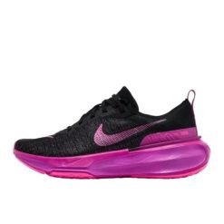Nike ZoomX Invincible Run 3 Black Vivid Grape. Fioletowe buty do biegania Nike, bez wzorów, z meshu, bez zapięcia, do biegania. Za 927.58 zł.