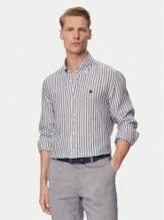 BOSS Koszula H-Liam 50560595 Granatowy Regular Fit. Niebieskie koszule Boss, m, bez wzorów, ze lnu, bez kołnierzyka, bez ramiączek. Za 629.99 zł.