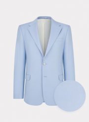 PAKO LORENTE - Błękitna wełniana marynarka garniturowa. Niebieskie garnitury Pako Lorente, m, bez wzorów, z wełny. Za 1,299.99 zł.