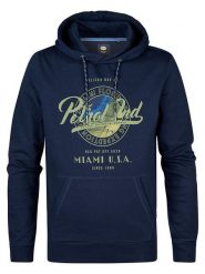 Petrol Bluza w kolorze granatowym rozmiar: L. Niebieskie bluzy Petrol, l, bez wzorów, z bawełny, z kapturem. Za 128.25 zł.