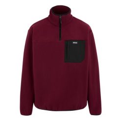 Polarowy Top Męska Suwak Do Połowy Frankie. Czerwone bluzy Regatta, na zimę, m, bez wzorów, z polaru, bez kaptura. Za 82.99 zł.