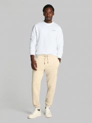 Calvin Klein Bluza w kolorze białym rozmiar: M. Białe bluzy CALVIN KLEIN, m, bez wzorów, z bawełny, bez kaptura. Za 233.95 zł.