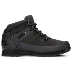 Buty do chodzenia męskie Timberland Euro Sprint Fabric WP. Czarne buty turystyczne Timberland, na zimę, bez wzorów, z materiału, bez zapięcia, do biegania. Za 738.00 zł.