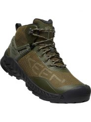Keen Buty trekkingowe w kolorze khaki rozmiar: 44. Brązowe buty trekkingowe Keen, bez wzorów, bez zapięcia. Za 287.05 zł.