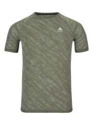 Odlo Koszulka funkcyjna "Zeroweight Ceramicool" w kolorze khaki rozmiar: L. Brązowe t-shirty sportowe ODLO, bez wzorów, z materiału, bez ramiączek, outdoorowe. Za 223.45 zł.
