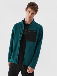 4F Polar 4FAW23TFLEM123 Turkusowy Regular Fit. Niebieskie bluzy z polaru 4F, l, bez wzorów, z polaru, bez kaptura. Za 119.99 zł.