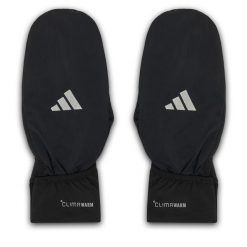 Rękawiczki adidas. Czarne rękawiczki Adidas, bez wzorów. Za 219.99 zł.