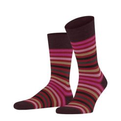 Skarpety Falke Tinted Stripe. Niebieskie skarpety Falke, bez wzorów, z bawełny. Za 129.50 zł.
