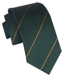 Klasyczny, Męski Krawat Alties - Głęboka Zieleń, Prążek. Zielone krawaty i muchy Alties, bez wzorów, z tkaniny. Za 49.00 zł.