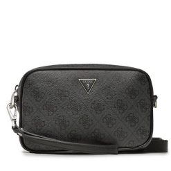 Saszetka Guess. Czarne torby na ramię Guess, z aplikacjami, małe, bez dodatków. Za 379.99 zł.