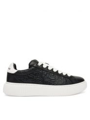 KARL LAGERFELD Sneakersy KL24224 Czarny. Czarne buty sportowe casual KARL LAGERFELD, bez wzorów, ze skóry, bez zapięcia. Za 699.99 zł.