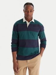 Robe di Kappa Polo New Casper 64112GW Granatowy Slim Fit. Niebieskie koszulki polo Robe di Kappa, m, bez wzorów, z bawełny, bez kołnierzyka, bez ramiączek. Za 259.99 zł.