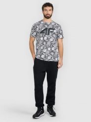 4F Spodnie dresowe joggery męskie - czarne XL. Czarne joggery i bojówki 4F, m, bez wzorów, z dresówki, snowboardowy. Za 189.99 zł.