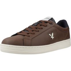 Buty LYLE&SCOTT KALEB004 Brązowy. Brązowe buty trekkingowe LYLE AND SCOTT, bez wzorów, z syntetyku, bez zapięcia, trekkingowe. Za 406.87 zł.
