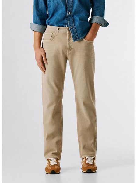 Pepe Jeans Dżinsy - Regular fit - w kolorze beżowym rozmiar: W36/L32. Brązowe jeansy Pepe Jeans, l. Za 219.08 zł.