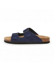 Billowy Skórzane klapki w kolorze granatowym rozmiar: 43. Niebieskie klapki billowy. Za 152.99 zł.