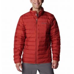 Kurtka Turystyczna Puchowa Męska Columbia Lake 22 Down Jacket. Czerwone kurtki Columbia, na zimę, m, bez wzorów, z puchu, bez kaptura. Za 419.00 zł.