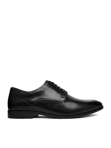 Lasocki Półbuty CEO-BRYAN-06 MI08 Czarny. Czarne eleganckie półbuty Lasocki, bez wzorów, ze skóry, bez obcasa, bez zapięcia. Za 229.99 zł.