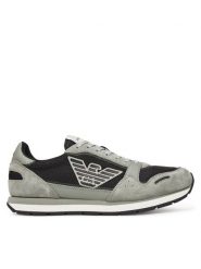 Emporio Armani Sneakersy X4X537 XN730 U549 Szary. Szare buty sportowe casual Emporio Armani, bez wzorów, z materiału, bez zapięcia. Za 739.99 zł.