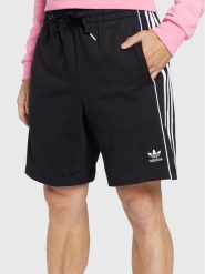Adidas Szorty sportowe Rekive HK7307 Czarny Regular Fit. Czarne krótkie spodenki sportowe Adidas, m, bez wzorów, z bawełny. Za 169.99 zł.