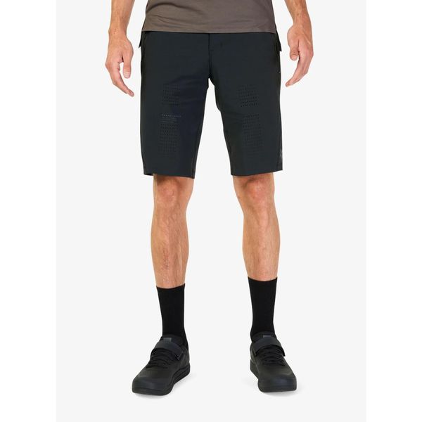 Szorty rowerowe męskie Fox Flexair Short. Czarne spodenki rowerowe FOX, m, bez wzorów, rowerowe. Za 422.99 zł.