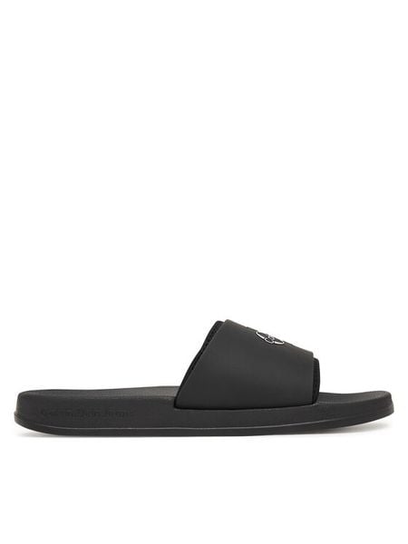 Calvin Klein Klapki Ess Slide Rubber Neoprene HM0HM02229 Czarny. Czarne klapki CALVIN KLEIN, z syntetyku. Za 209.99 zł.