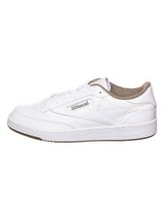 Reebok Skórzane sneakersy "Club C 85" w kolorze białym rozmiar: 44. Białe buty sportowe casual Reebok, bez wzorów, bez zapięcia. Za 368.96 zł.