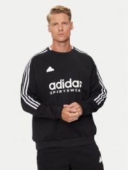 Adidas Bluza House of Tiro IW0172 Czarny Regular Fit. Czarne bluzy Adidas, m, bez wzorów, z bawełny, bez kaptura. Za 169.99 zł.