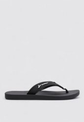 Klapki Męskie Rider IMPULSE THONG AD Noir. Czarne klapki Rider, z materiału. Za 73.99 zł.