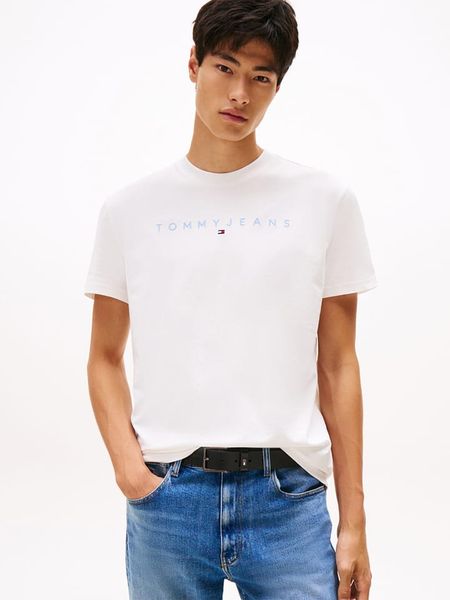 TOMMY JEANS Koszulka w kolorze kremowym rozmiar: XXL. Brązowe bezrękawniki Tommy Jeans, xxl, bez wzorów, z bawełny, bez kołnierzyka, bez ramiączek. Za 96.37 zł.