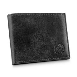 Portfel skórzany BETLEWSKI BPM-BB-66 CZARNY. Czarne portfele Betlewski, bez wzorów, ze skóry. Za 149.99 zł.