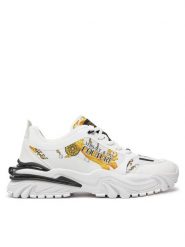 Versace Jeans Couture Sneakersy 77YA3SIB ZS891 Biały. Białe buty sportowe casual Versace Jeans Couture, bez wzorów, z jeansu, bez zapięcia. Za 1,549.00 zł.