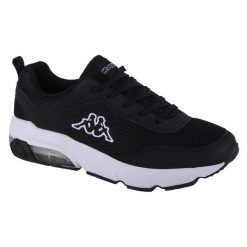 Buty sportowe Sneakersy męskie, Kappa Koro. Czarne buty sportowe casual Kappa, bez wzorów, bez zapięcia. Za 189.99 zł.