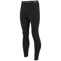 Legginsy Stanno Thermo. Czarne legginsy długie sportowe STANNO, l, bez wzorów, z elastanu, na jogę i pilates. Za 192.50 zł.