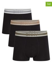 DKNY Bokserki (3 pary) w kolorze czarnym rozmiar: M. Czarne bokserki DKNY, m, bez wzorów. Za 75.16 zł.