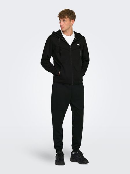 ONLY & SONS Bluza w kolorze czarnym rozmiar: M. Czarne bluzy Only & Sons, m, bez wzorów, bez kaptura. Za 74.28 zł.