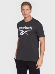 Reebok Koszulka techniczna Workout Ready HI3925 Czarny Regular Fit. Czarne t-shirty sportowe Reebok, bez wzorów, z wiskozy, bez ramiączek, na fitness i siłownię. Za 119.99 zł.