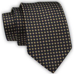 Krawat Alties (7 cm) - Granatowy w Drobne Wzory. Niebieskie krawaty i muchy Alties, bez wzorów, z tkaniny. Za 49.00 zł.