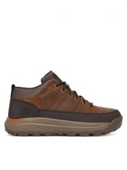 Skechers Trekkingi Cambert 210900 CDB Brązowy. Brązowe trekkingi Skechers, bez wzorów, ze skóry, bez zapięcia. Za 379.99 zł.