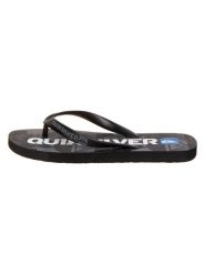 Quiksilver Japonki "Java Iconography" w kolorze czarnym rozmiar: 45. Czarne japonki Quiksilver, bez wzorów. Za 62.03 zł.
