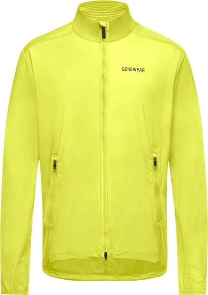 Kurtka wodoodporna Gore Concurve. Żółte kurtki Gore Wear, s, bez wzorów, z materiału, bez kaptura. Za 512.45 zł.