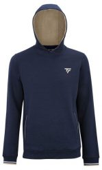 Bluza z kapturem męska Tecnifibre Fleece Hoodie. Niebieskie bluzy z kapturem TECNIFIBRE, l, bez wzorów, z bawełny, z kapturem. Za 299.99 zł.