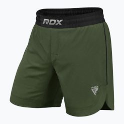 Spodenki treningowe męskie RDX T15. Zielone krótkie spodenki sportowe RDX, l, bez wzorów, z elastanu. Za 139.99 zł.