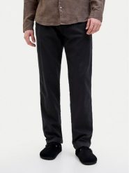 Jack&Jones Spodnie materiałowe Kane 12274977 Czarny Relaxed Fit. Czarne spodnie materiałowe Jack&Jones, m, bez wzorów, z bawełny. Za 119.99 zł.