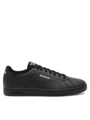 Reebok Sneakersy Court Clean 100074370 Czarny. Czarne buty sportowe casual Reebok, bez wzorów, ze skóry, bez zapięcia. Za 199.99 zł.