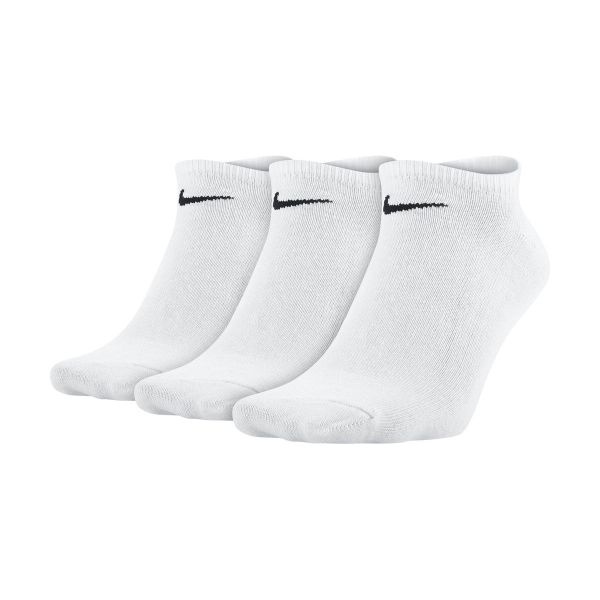 Skarpety Sportowe SX2554-101 3 par. Czarne skarpetki sportowe Nike, bez wzorów, z materiału. Za 49.00 zł.