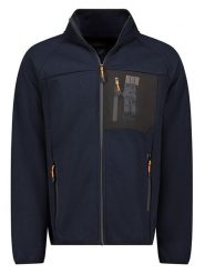 Canadian Peak Kurtka polarowa "Thizyeak" w kolorze granatowym rozmiar: S. Niebieskie kurtki Canadian Peak, s, bez wzorów, z materiału, bez kaptura. Za 130.99 zł.