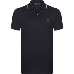 Koszulka polo w kolorze czarnym. Koszulki polo marki Giorgio Di Mare, z nadrukiem, polo, z krótkim rękawem. W wyprzedaży za 130.95 zł.