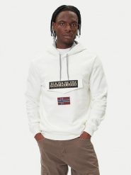 Napapijri Bluza Burgee Wint 4 NP0A892T Beżowy Regular Fit. Brązowe bluzy Napapijri, m, bez wzorów, z bawełny, bez kaptura. Za 479.99 zł.