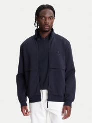 Tommy Hilfiger Bluza Permormance MW0MW41227 Granatowy Regular Fit. Niebieskie bluzy Tommy Hilfiger, l, bez wzorów, z bawełny, bez kaptura. Za 719.99 zł.